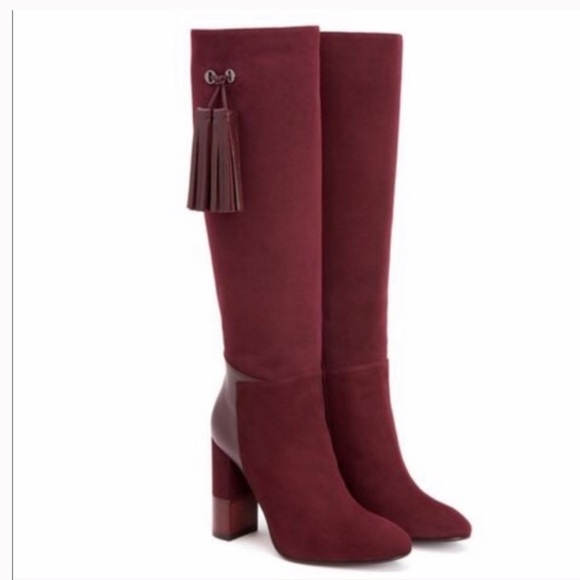 Aquatalia Shoes - Aquatalia Evelina Suede/Leather Weatherproof Boots